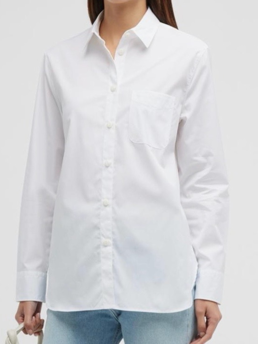 rag & bone Maxine Classic Button-Front Shirt size L